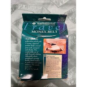 Samsonite Discreet Adjustable Double-Pocket Travel Money Belt